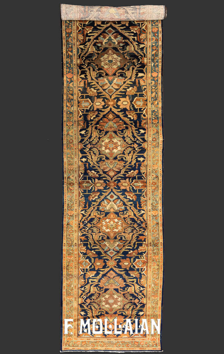 Antique Persian Very Long Malayer Runner Carpet n°:52854592